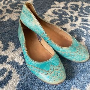 BED STU Ballet Flat Leather Size 7.5